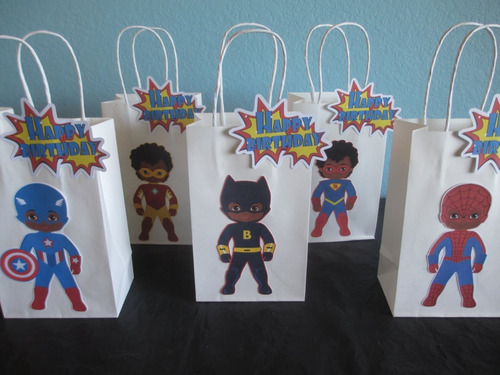 Imagen 3 de 10 de Bolsas Cotillon Piñata Toppers De Torta Mascaras De Foami