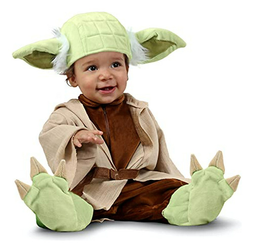 Disfraz Niño - Disfraz Clásico De Yoda De Star Wars Para Niñ