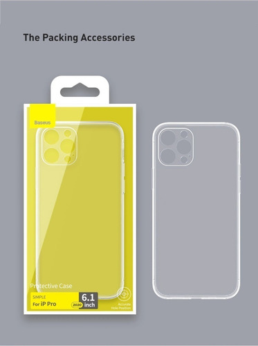 Imagem 7 de 7 de Capa iPhone 12 / Pro / Pro Max / Mini Baseus Tpu Ultra Fina