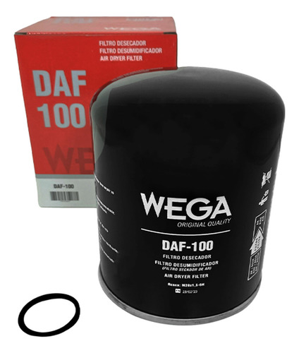 Filtro Secador Volare V8 4.3 8v 2004 A 2004 - Wega Daf100