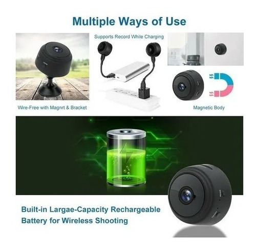 Camara Espia Audio Video Detecta Movimiento