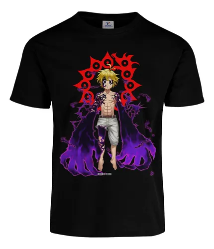comprar Playera Meliodas Ira Dragon Seven Deadly Sins Power $250