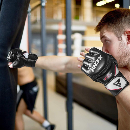 Guantes De Mma Rdx, Con Soporte De Muñeca Ajustable