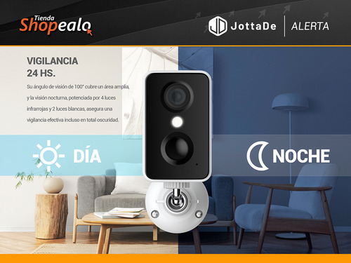 Cámara Seguridad 2k Ip Wifi Inalámbrica Batería Jd C820