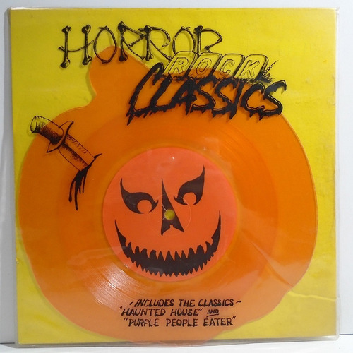 Horror Rock Classic Vinil Formato Abóbora Shaped Halloween