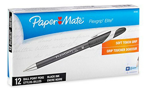 Bolígrafo - Paper Mate 85585 Flexgrip Elite Stick Ballpoint 