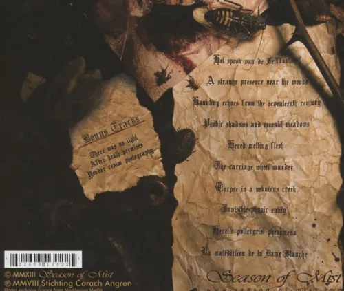 Carach Angren: Lammendam Cd 2013 Reissue New!!!