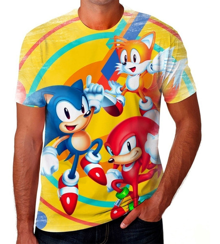 Camiseta Camisa Miles Tails Sonic Filme Desenho 05 