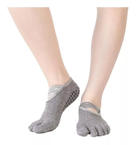 Calcetines Completos Antiderrapantes Yoga Barre O Pilates