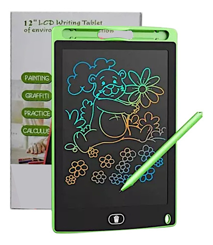 Tableta Lcd Pizarra Magica Dibujo Lapiz Borrado 12 PuLG