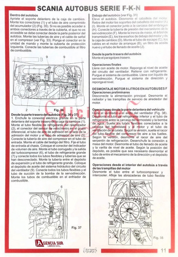 Manual De Servicio De Motores Scania Camiones Buses Micros