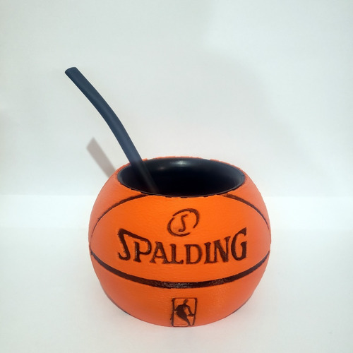 Mate Pelota Basquet Spalding Deportes Impresión 3d