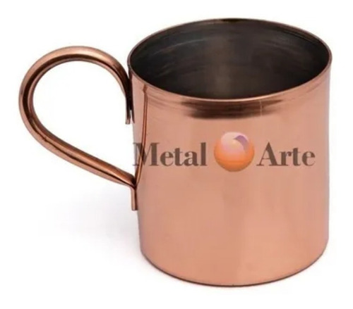 Caneca Moscow Mule De Cobre Estanhada 350 Ml Metal Arte 