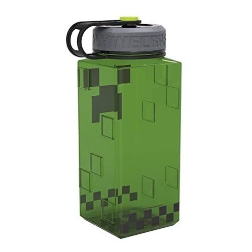 Botella De Agua Para Juegos Minecraft Tritan | Unisexo | Dur