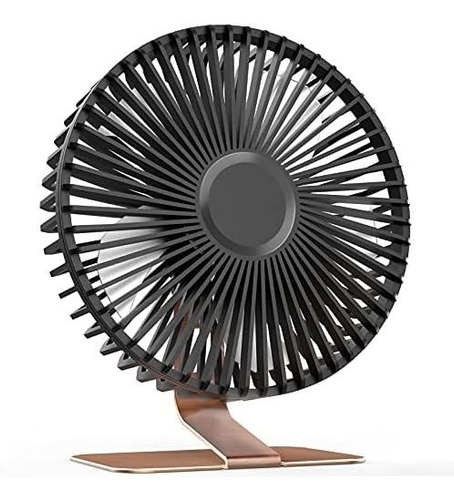 Ventilador De Escritorio Slenpet 6 Pulgadas 4 Vel Bronce