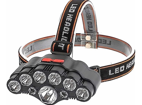 Pack 4 Linterna Frontal  Luz Camping Lampara De Cabeza 9 Led