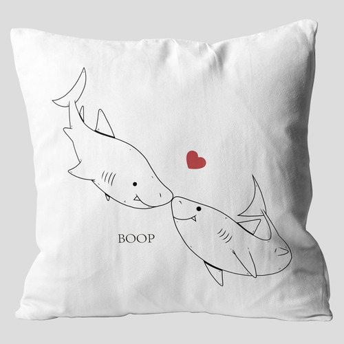 Fundas De Almohada Con Animales Del Océano De Tiburones, Reg