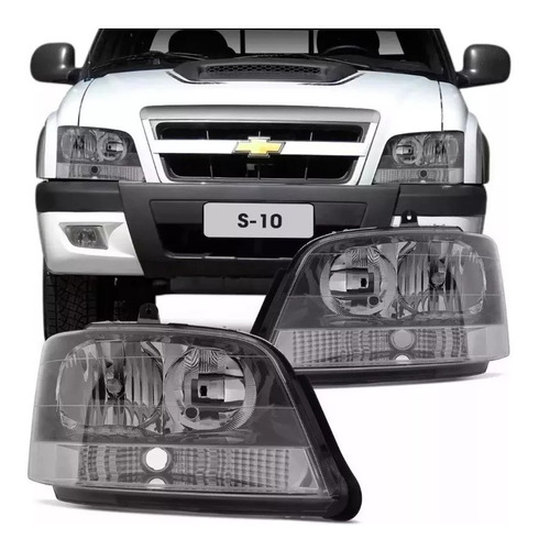 Optica Chevrolet S-10 2003 2004 2005 A 2007 Giro Cromado (p)