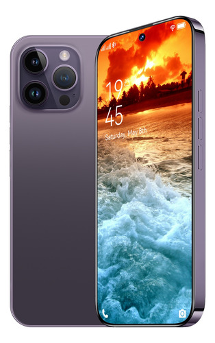 Dual Sim I14 Pro Max Teléfonos Inteligentes Android 12gb+512gb Ram Pantalla Hd 48mp+12mp