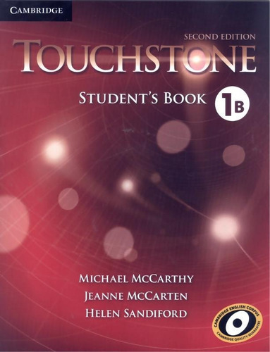 Touchstone 1b Students Book - 2nd Ed, De Mccarthy, Michael. Editora Cambridge University, Capa Brochura Em Inglês Americano