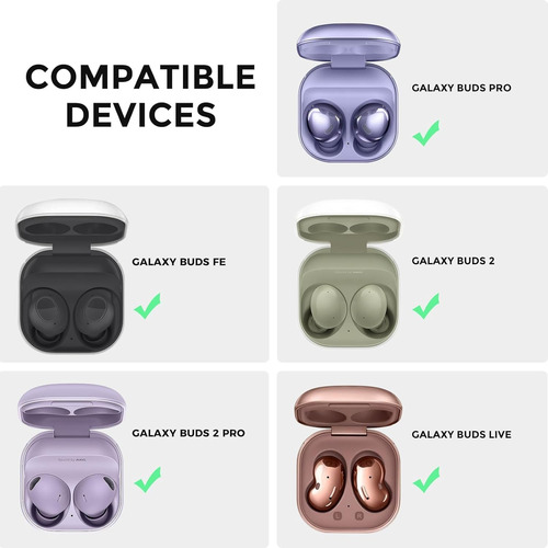Ahastyle Compatible Con Samsung Galaxy Buds Fe Case 2023 Gal