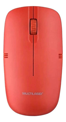 Mouse Sem Fio Multilaser Vermelho