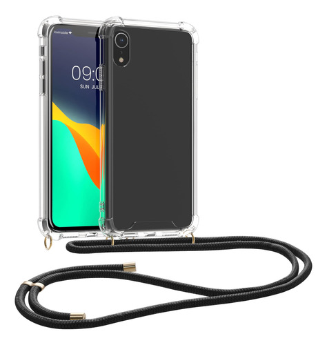 Kwmobile Crossbody - Carcasa Para iPhone XR (poliuretano Ter