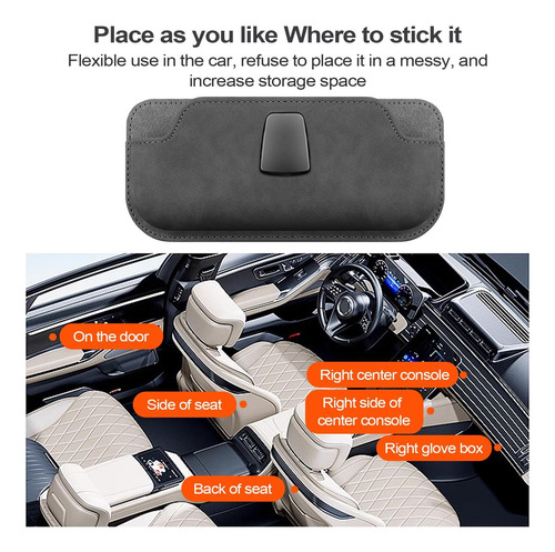 Estuche Para Gafas De Sol Para Automóvil Soporte Para Gafas