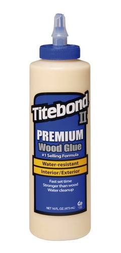 Titebond Premium Nº 2 473ml Pegamento Profesional Madera Usa