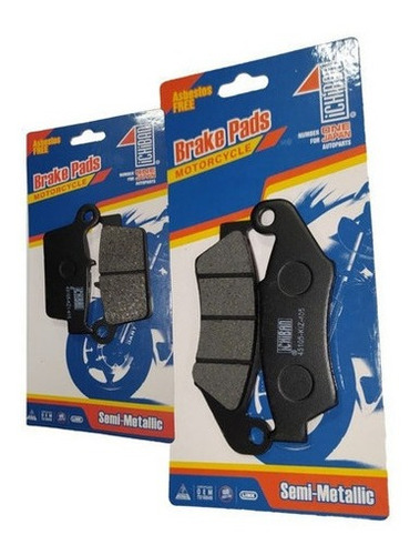 Imagen 1 de 2 de Pastillas Delanteras Y Traseras Honda Xr 250 (1991 - 2004)