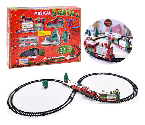 Regalo De Juguete Infantil Con Tren Eléctrico Navideño