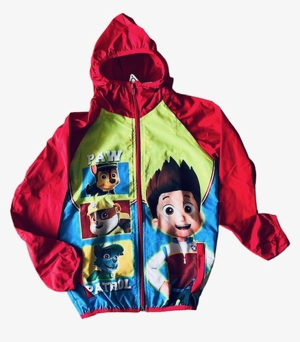 Chaqueta Niños Paw Patrol Patrulla Canina Rompevientos Moda 