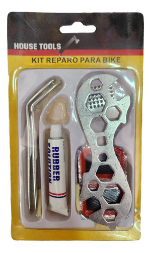  Kit Pinchazo Bicicleta Reparación- Llaves-parches- Practico