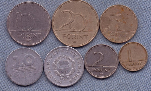 Imagen 2 de 2 de Hungria 1950 - 2001 * 7 Monedas * Oferta!!!
