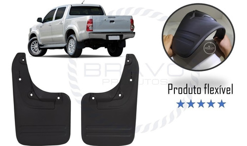 Kit Traseiro Apara Barro Lameiro Toyota Hilux 2005 2006 2007