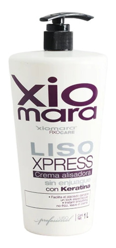 Crema Alisadora Liso Xpress Sin Enjuague Con Keratina 1 Lt