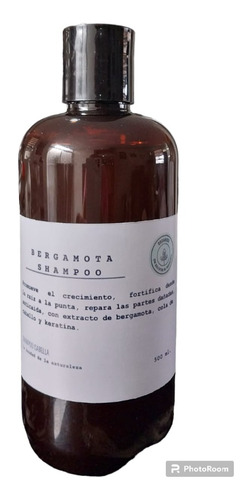 Shampoo De Bergamota, Cola De Caballo Y Keratina Crecimiento