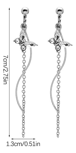 Pendientes C A La Moda Para Mujer Con Diamantes Y Perlas, Ca