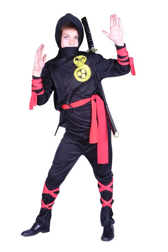 Disfraz Para Niño Ninja Cobra Talla L (12-14) Halloween