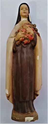 Escultura Santa Teresa De Lisieux. Antigua, Para Restaurar