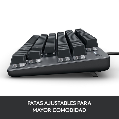Teclado Mecánico Logitech K835 Tkl, Switch Azul / Español
