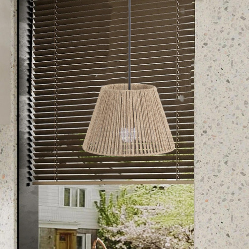 Corda Retro Lustre Capa De Luz, Abajur Tecido Capa Do