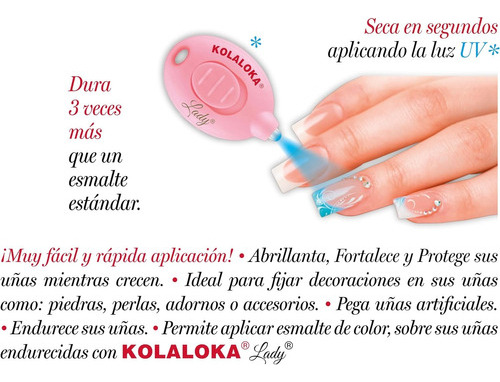 Kola Loka Lady En Brocha Para Uñas 5g Con Lámpara Uv