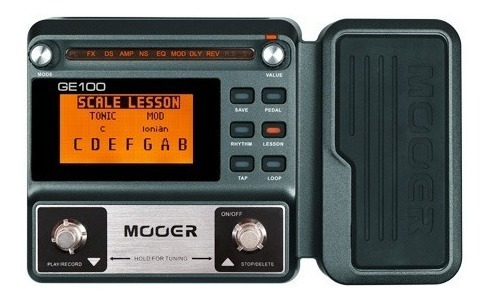 Pedaleira Para Guitarra Mooer Ge100 C/nota Fiscfonte Bivolt 