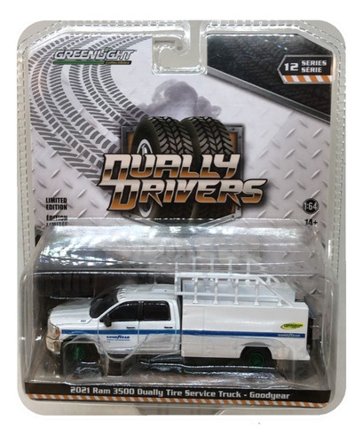 Greenlight Green Machine Dually Drivers 21 Ram 3500 Goodyear