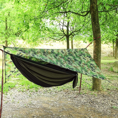 Hamaca Con Mosquitero Y Techo Para Camping Paseo Turismo