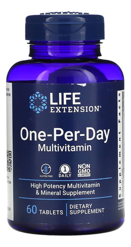 Multivitamínico One Per Day 60 Tablets Life Extension