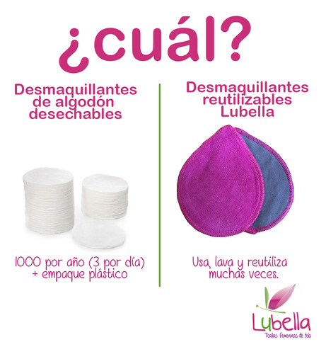 Desmaquillante Lubella Reutilizable Ecopipo