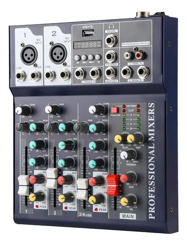 comprar Mesa De Sonido Dj Mixers Con Mezclador De Audio De 4 Canales