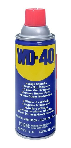 Wd40 Lubricante Antioxidante Antihumedad 432 Cc / 311 Gr